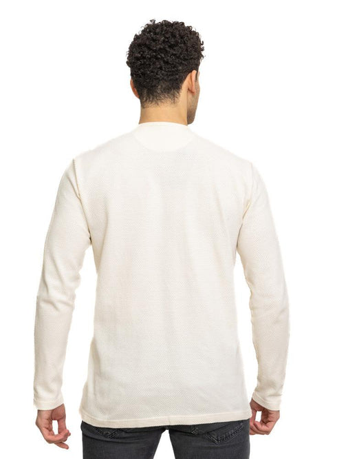 Off White - Bubbles Henley - Khotwh