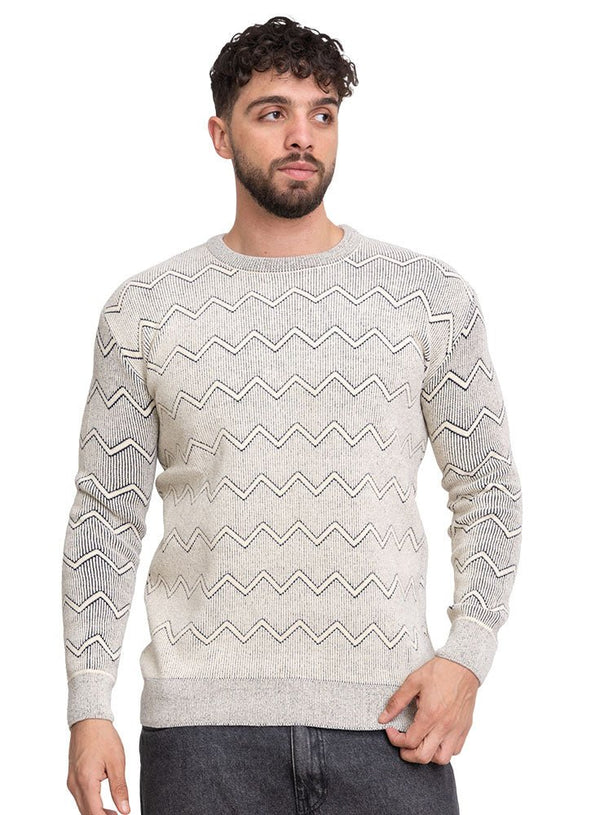 Off White - Design 196 Br - Round Pullover - Khotwh