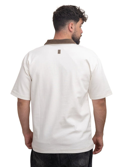 Off - White Design 3011 NF - Polo Neck T-Shirt - Khotwh