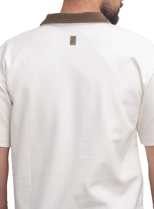 Off - White Design 3011 NF - Polo Neck T-Shirt - Khotwh