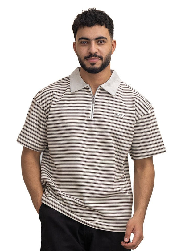Off - White Design 3047 NF - Polo Neck T-Shirt - Khotwh