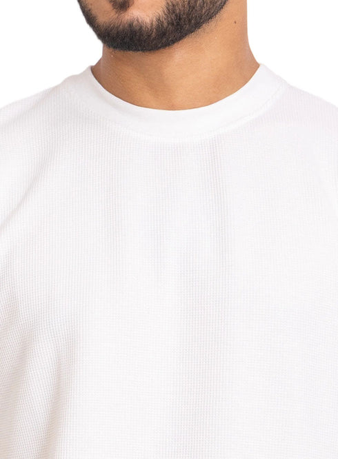 Off - White Design 3932 Knit Round T-Shirt - Khotwh