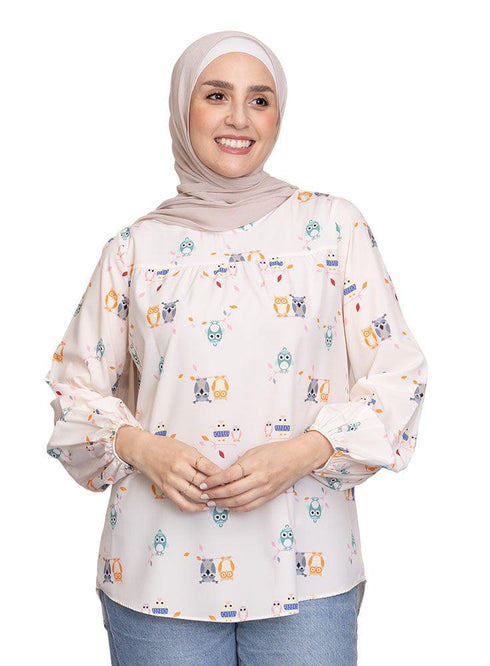 Off - White Design 5 Blouse - Khotwh