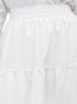 Off White - Design 7171 Tiered Skirt - Khotwh