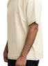 Off-White Double-Layerd Oversize Round T-Shirt - Khotwh