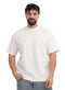 Off-White Double-Layerd Oversize Round T-Shirt - Khotwh