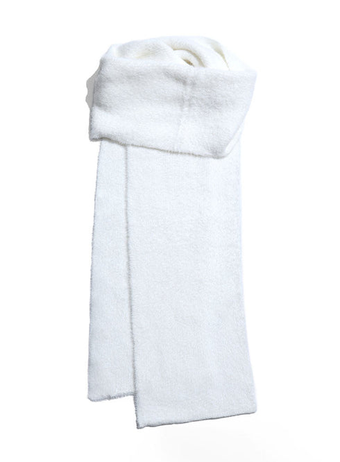 Off - White Fluffy Scarf - Khotwh