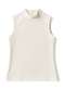 Off - White Half Sleeveless Slim Fit Top - Khotwh