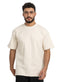 Off - White Jacquard - Over Size Round T-Shirt - Khotwh