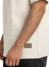 Off - White Jacquard - Over Size Round T-Shirt - Khotwh