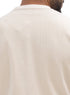 Off - White Jacquard - Over Size Round T-Shirt - Khotwh