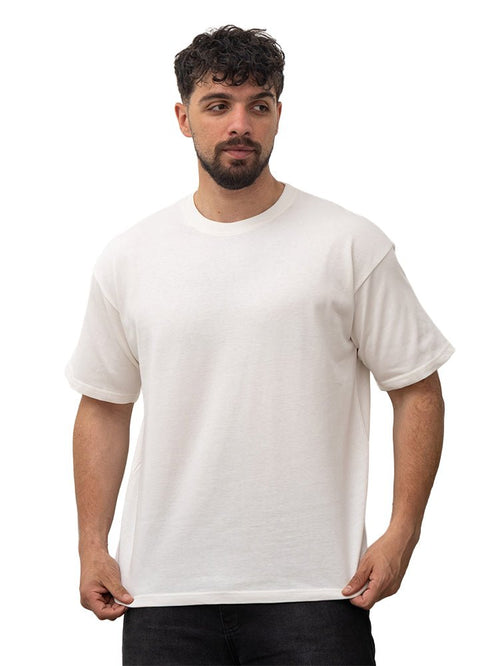 Off - White K - Oversize Round T-Shirt - Khotwh