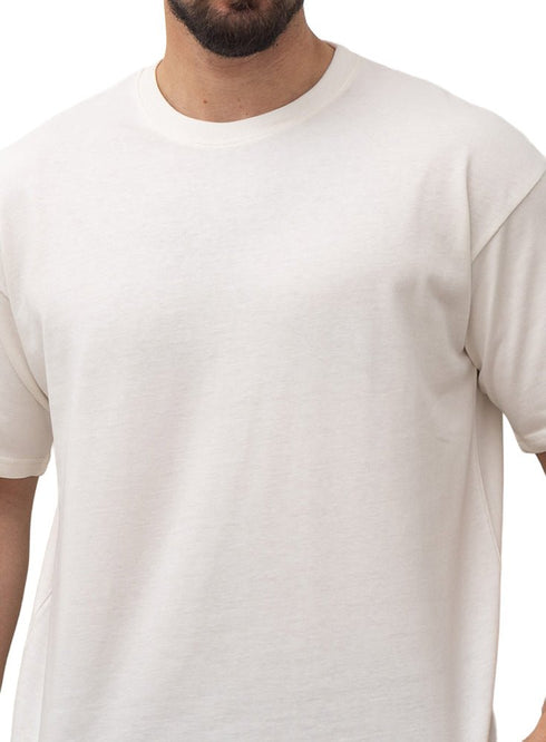 Off - White K - Oversize Round T-Shirt - Khotwh
