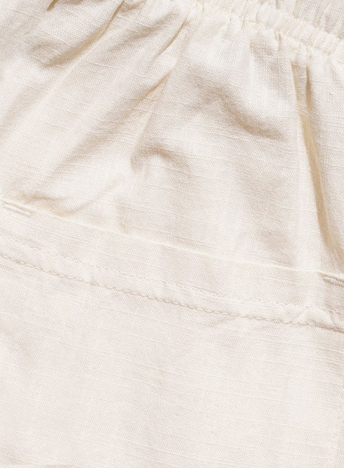 Off - White linen Pant - Khotwh