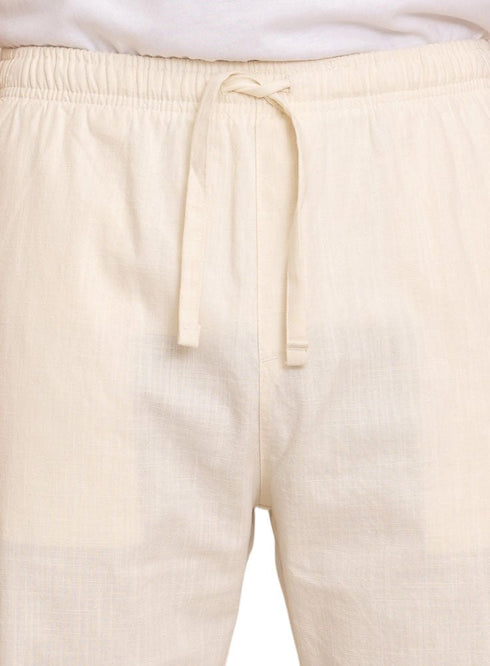 Off - White linen Pant - Khotwh