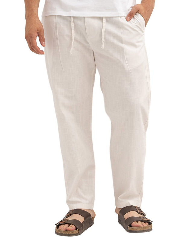 Off-White linen Pant - Khotwh