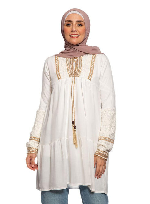 Off White Nuby Blouse - Khotwh