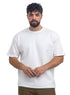 Off-White Over Size Round T-Shirt - Khotwh
