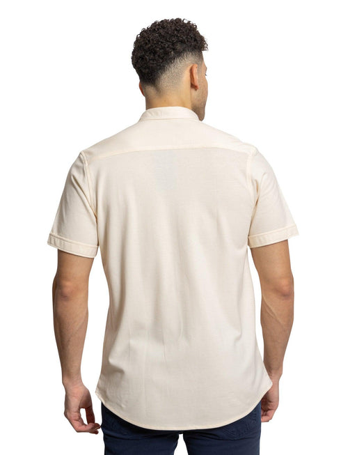 Off - White Pique Half - Shirt - Khotwh