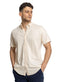 Off - White Pique Half - Shirt - Khotwh
