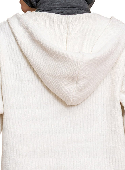 Off - White Pocket Velvet Cardigan - Khotwh