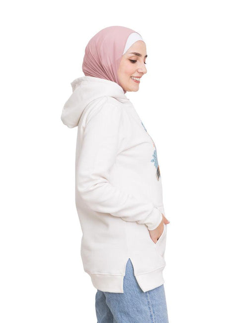 Off - White Printed - HoodieV Design 67 - Khotwh