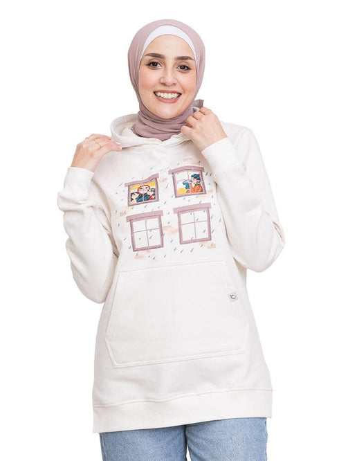 Off - White Printed - HoodieV Design 68 - Khotwh