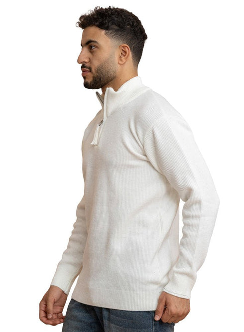 Off - White Quarter Zipper pullover - Khotwh