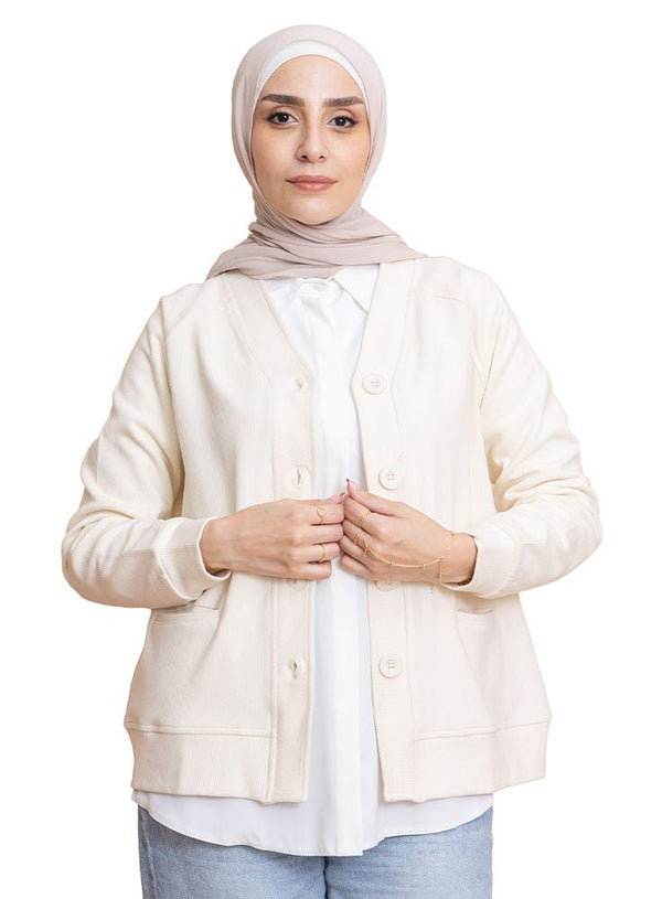 Off - White RD - Button Sweater - Khotwh