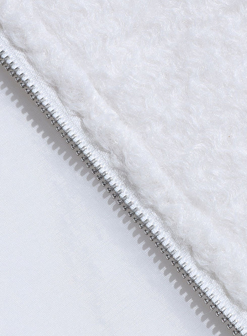 Off - White RD - Faux Fur High Neck Sweater - Khotwh