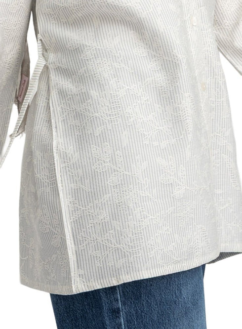 Off-White RD- Jacquard Embroidered Shirt - Khotwh