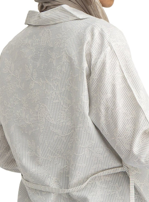 Off-White RD- Jacquard Embroidered Shirt - Khotwh
