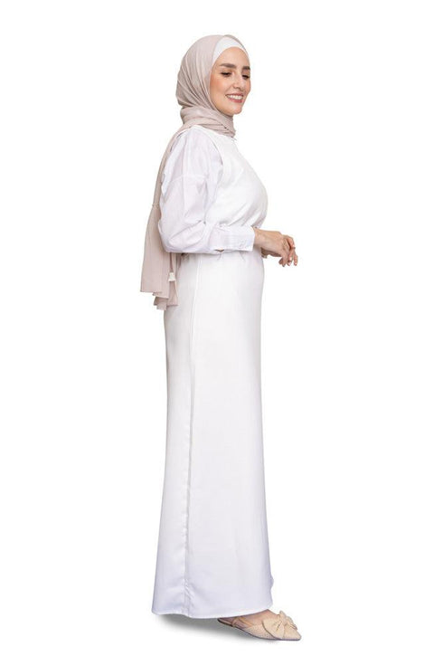 Off - White Sleeve - Less Dress - Khotwh