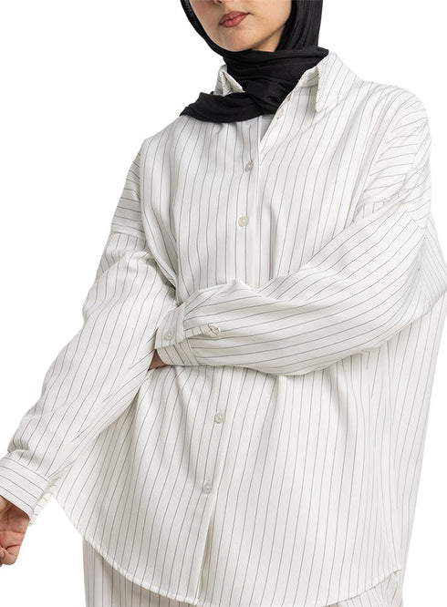 Off - White Striped Suit - Khotwh