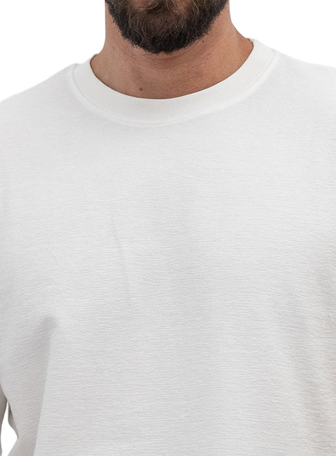 Off-White V-Crunchy-Oversize Round T-Shirt - Khotwh