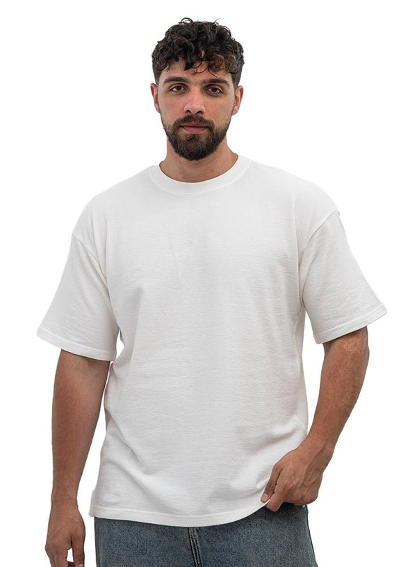 Off-White V-Crunchy-Oversize Round T-Shirt - Khotwh