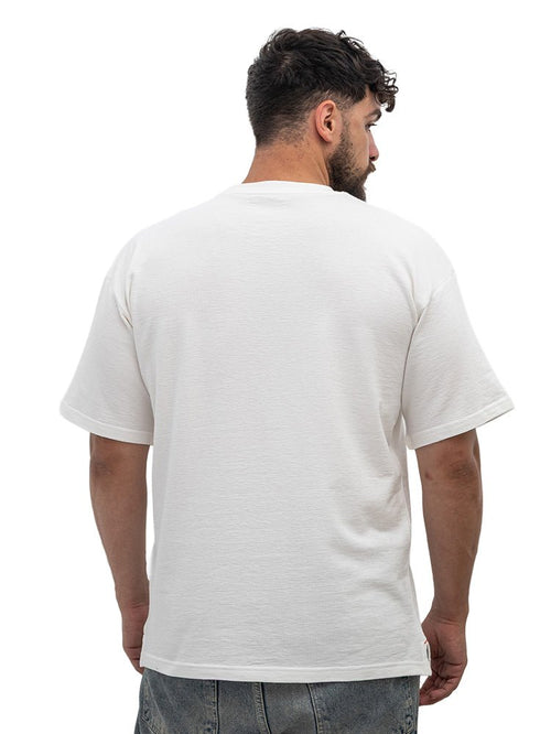 Off-White V-Crunchy-Oversize Round T-Shirt - Khotwh