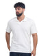 Off-White V-Neck Crunchy-Oversize T-Shirt - Khotwh