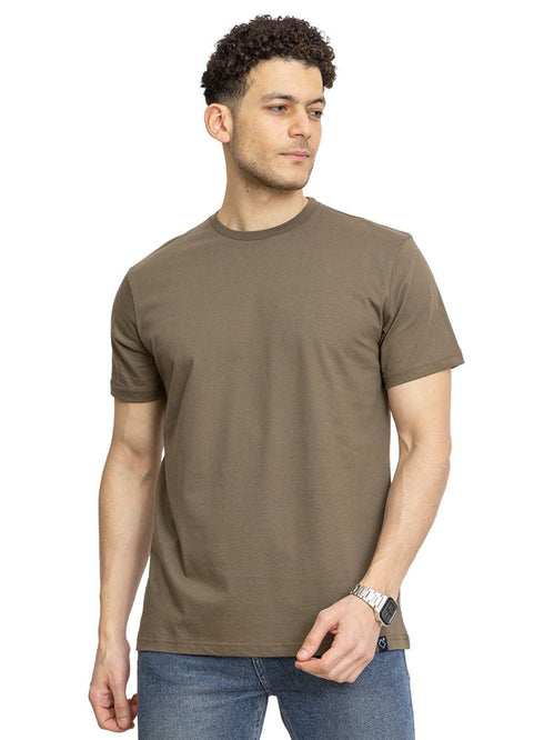Oily Regular Round T-shirt - Khotwh