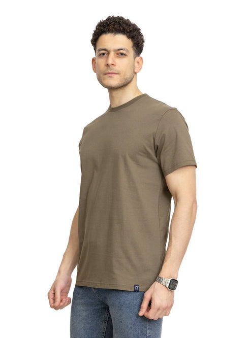 Oily Regular Round T-shirt - Khotwh