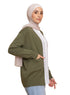 Olive Andy - Basic Pocket Cardigan - Khotwh