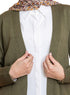 Olive Basic Pocket Cardigan - Khotwh