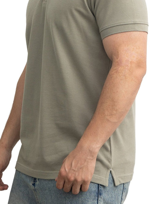 Olive Basic Polo - Khotwh