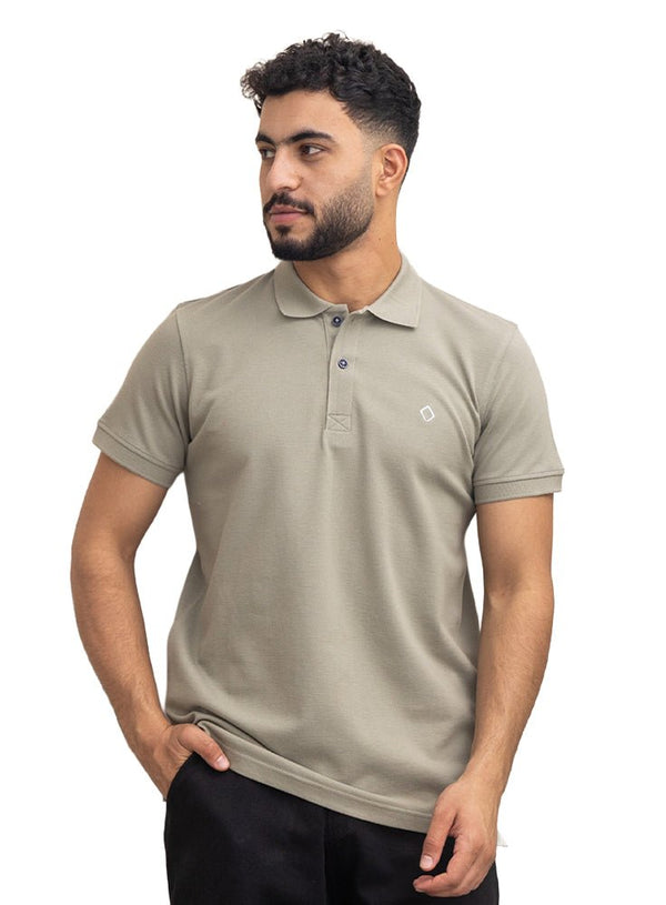 Olive Basic Polo - Khotwh
