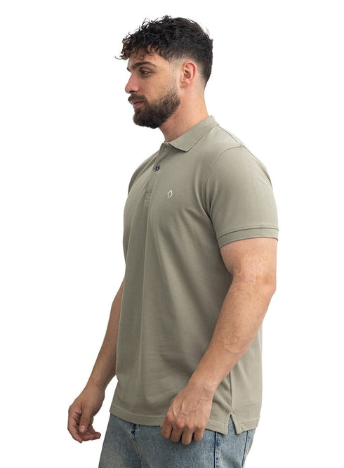Olive Basic Polo - Khotwh
