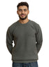 Olive Basic Round Pullover - Khotwh