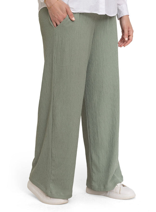 Olive Crochet Pant - Khotwh