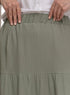 Olive Crochet Skirt - Khotwh