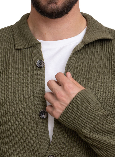 Olive - Design 00156 BS - Round Pullover - Khotwh