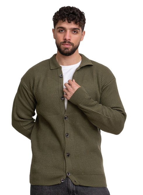 Olive - Design 00156 BS - Round Pullover - Khotwh